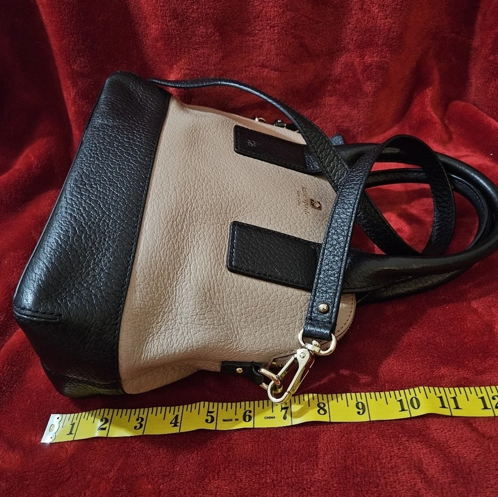 Kate Spade Southpark Avenue Jenny  Black & Pink/Rose Beige Satchel/Shoulder Bag